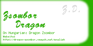 zsombor dragon business card